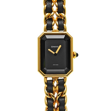 シャネル プルミエール XL H0001 ブラック レディース 時計 【中古】【wristwatch】