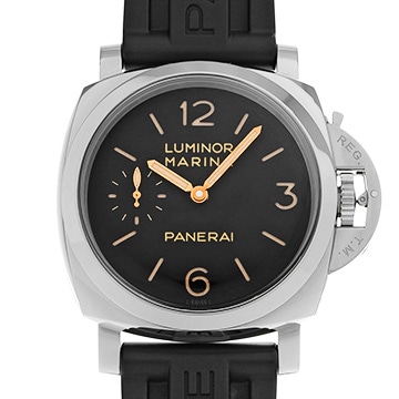 パネライ ルミノールマリーナ 1950 3デイズ アッチャイオ PAM00422 ブラック メンズ 時計 【中古】【wristwatch】