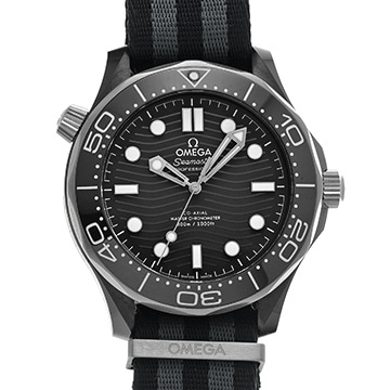 オメガ シーマスター ダイバー 300M コーアクシャル マスター クロノメーター 210.92.44.20.01.002 ブラック メンズ 時計 【中古】【wristwatch】