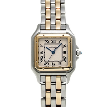 カルティエ パンテール MM W25028B6 シルバー レディース 時計 【中古】【wristwatch】