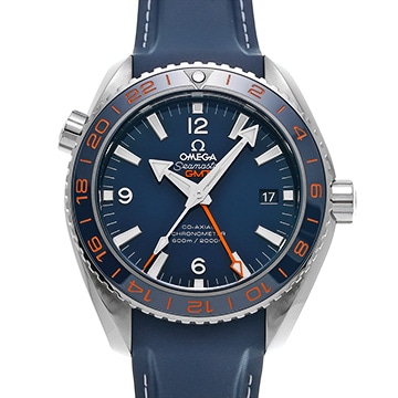 オメガ シーマスター プラネットオーシャン GMT グッドプラネット 232.32.44.22.03.001 ブルー メンズ 時計 【中古】【wristwatch】