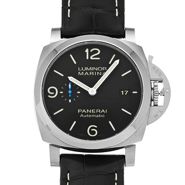 パネライ ルミノールマリーナ 1950 3デイズ アッチャイオ PAM01312 ブラック メンズ 時計 【中古】【wristwatch】