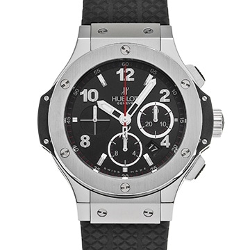 ウブロ ビッグバン スチール 301.SX.130.RX マットブラック メンズ 時計 【中古】【wristwatch】