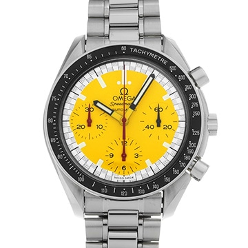 オメガ スピードマスター レーシング ミハエル・シューマッハ 3510.12 イエロー メンズ 時計 【中古】【wristwatch】