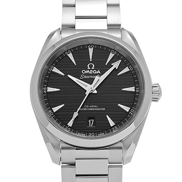 オメガ シーマスター アクアテラ コーアクシャル マスタークロノメーター 220.10.38.20.01.001 ブラック メンズ 時計 【中古】【wristwatch】