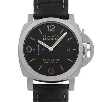 パネライ ルミノールマリーナ 1950 3デイズ アッチャイオ PAM01312 ブラック メンズ 時計 【中古】【wristwatch】