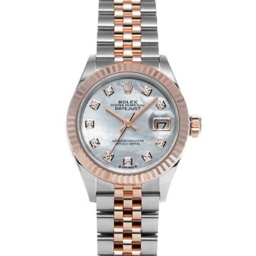 ロレックス レディ デイトジャスト 279171NG ホワイトシェル/ダイヤモンド レディース 時計 【新品】【wristwatch】