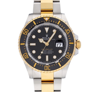 ロレックス シードゥエラー 126603 ブラック メンズ 時計 【中古】【wristwatch】