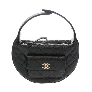シャネル マトラッセ ミニ ブラック AP3467 グレインドカーフスキン レディース バッグ 【中古】【bag】