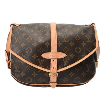 ルイ ヴィトン モノグラム ソミュール 30 ブラウン M40710 モノグラムキャンバス レディース バッグ 【中古】【bag】