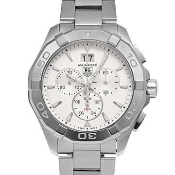 タグ ホイヤー アクアレーサー クォーツ クロノグラフ CAY1111.BA0927 シルバー メンズ 時計 【中古】【wristwatch】