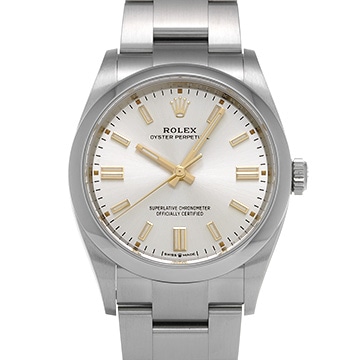 ロレックス オイスターパーペチュアル 36 126000 シルバー メンズ 時計 【中古】【wristwatch】