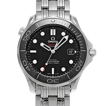 オメガ シーマスター ダイバー300 コーアクシャル 212.30.41.20.01.003 ブラック メンズ 時計 【中古】【wristwatch】
