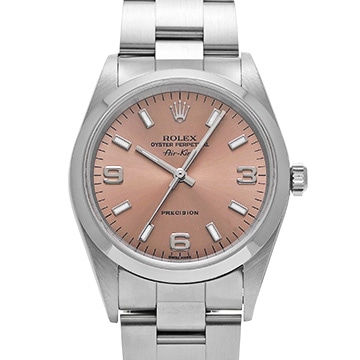 ロレックス エアキング 14000M ピンク メンズ 時計 【中古】【wristwatch】