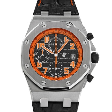 オーデマ ピゲ ロイヤルオーク オフショア クロノグラフ ボルケーノ 26170ST.OO.D101CR.01 ブラック/オレンジ メンズ 時計 【中古】【wristwatch】