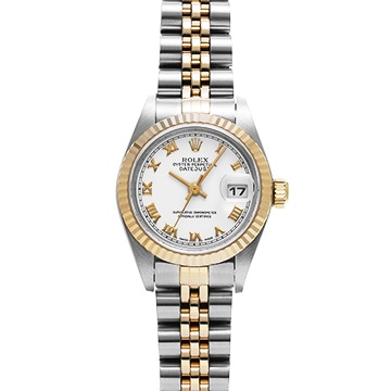 ロレックス デイトジャスト 79173 ホワイト レディース 時計 【中古】【wristwatch】