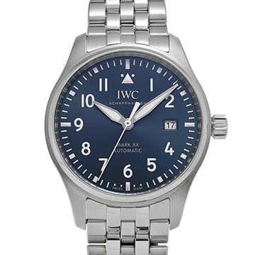 IWC パイロットウォッチ マーク XX IW328204 ブルー メンズ 時計 【中古】【wristwatch】