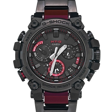 カシオ MTG-B3000シリーズ MTG-B3000BD-1AJF ブラック/レッド メンズ 時計 【中古】【wristwatch】