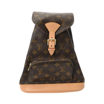 ルイ ヴィトン モノグラム モンスリMM ブラウン M51136 モノグラムキャンバス/ヌメ革 レディース バッグ 【中古】【bag】