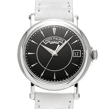 パテック フィリップ カラトラバ オフィサー 5153G-001 ブラック メンズ 時計 【中古】【wristwatch】