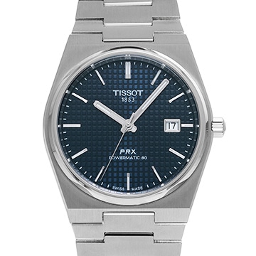 ティソ PRX パワーマティック 80 T137.407.11.041.00 ブルー メンズ 時計 【中古】【wristwatch】