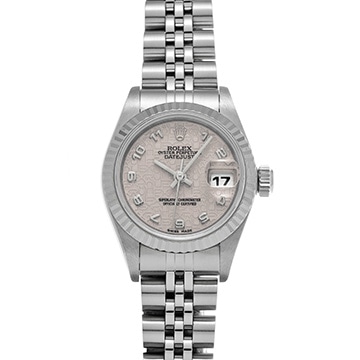 ロレックス デイトジャスト 69174 アイボリーコンピュータ レディース 時計 【中古】【wristwatch】