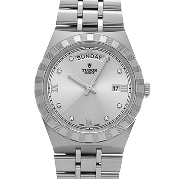 チューダー / チュードル ロイヤル 28600 シルバー/ダイヤモンド メンズ 時計 【中古】【wristwatch】