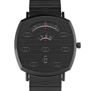 グッチ グリップ YA157429 ブラック メンズ 時計 【中古】【wristwatch】