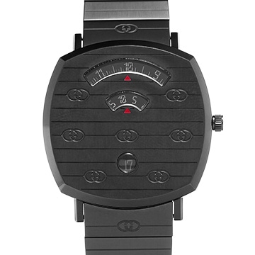 グッチ グリップ YA157429 ブラック メンズ 時計 【中古】【wristwatch】