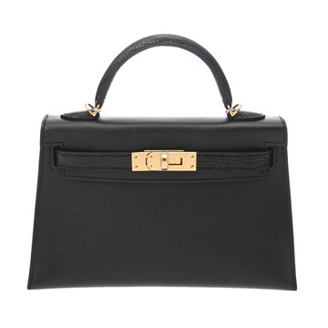 エルメス ミニケリー2 タッチ ブラック ヴォ―マダム/リザード レディース バッグ 【未使用】【bag】