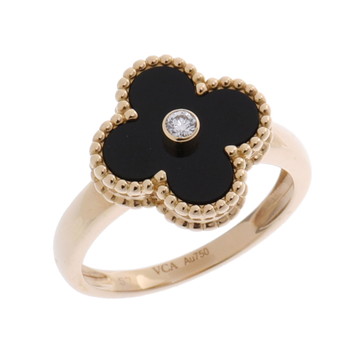 ヴァン クリーフ&アーペル ヴィンテージアルハンブラリング #57 ゴールド K18イエローゴールド YG レディース ジュエリー 【中古】【jewelry】