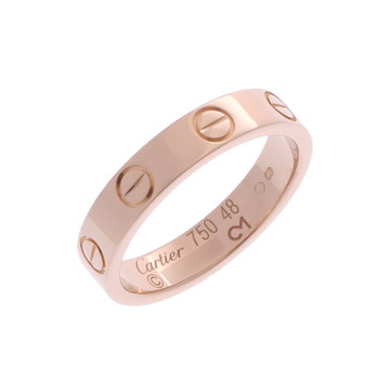 カルティエ ミニラブリング #48 ゴールド K18ピンクゴールド PG レディース ジュエリー 【中古】【jewelry】