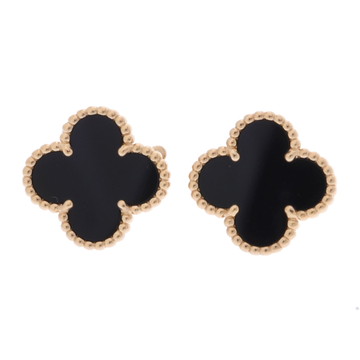 ヴァン クリーフ&アーペル ヴィンテージアルハンブラ ピアス ゴールド K18イエローゴールド YG レディース ジュエリー 【中古】【jewelry】