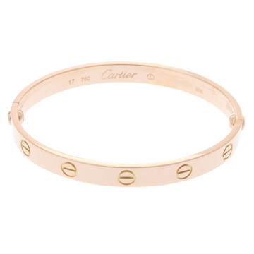 カルティエ ラブブレスレット #17 旧型 ゴールド K18イエローゴールド YG レディース ジュエリー 【中古】【jewelry】