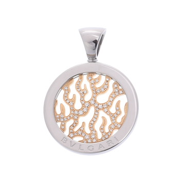 ブルガリ トンドファイヤー ペンダントトップ ゴールド K18イエローゴールド YG/ステンレススチール レディース ジュエリー 【中古】【jewelry】