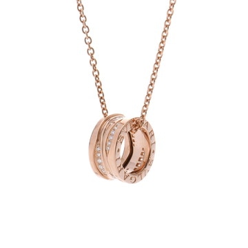 ブルガリ B.ZERO1 レジェンド ネックレス ゴールド 355060 K18ピンクゴールド PG レディース ジュエリー 【中古】【jewelry】