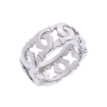 カルティエ アントルラセリング #49 シルバー K18ホワイトゴールド WG レディース ジュエリー 【中古】【jewelry】