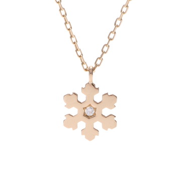 ブルガリ スノーフレーク ネックレス 1PD ゴールド K18イエローゴールド YG レディース ジュエリー 【中古】【jewelry】