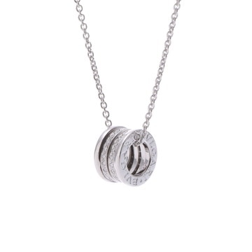 ブルガリ B.ZERO1 ネックレス シルバー K18ホワイトゴールド WG レディース ジュエリー 【中古】【jewelry】