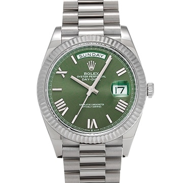 ロレックス デイデイト 40 228239 オリーブグリーン メンズ 時計 【中古】【wristwatch】