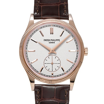 パテック フィリップ カラトラバ 6119R-001 シルバー メンズ 時計 【中古】【wristwatch】