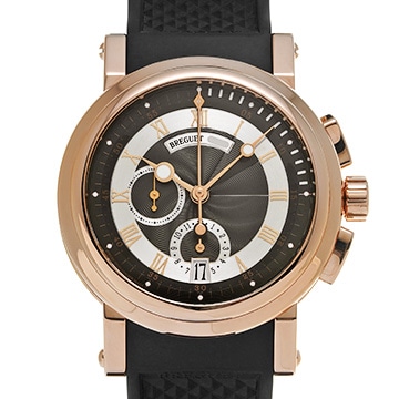 ブレゲ マリーン II クロノグラフ 5827BR/Z2/5ZU グレー メンズ 時計 【中古】【wristwatch】