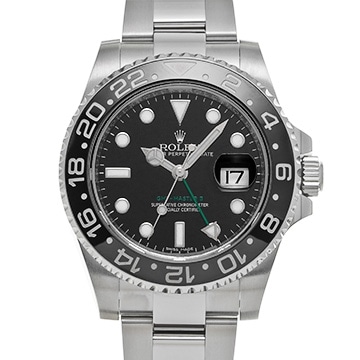 ロレックス GMTマスターII 116710LN ブラック メンズ 時計 【中古】【wristwatch】