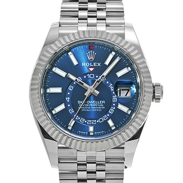 ロレックス スカイドゥエラー 336934 ブライトブルー メンズ 時計 【中古】【wristwatch】