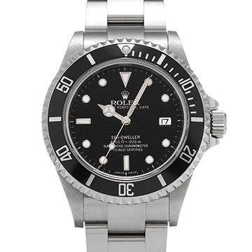 ロレックス シードゥエラー 16600 ブラック メンズ 時計 【中古】【wristwatch】