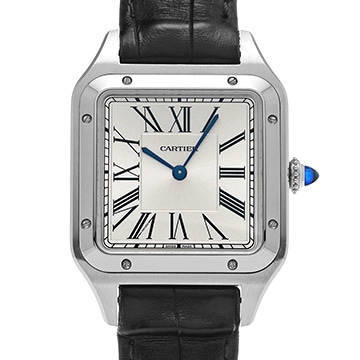 カルティエ サントスデュモン LM WSSA0022 シルバー メンズ 時計 【中古】【wristwatch】