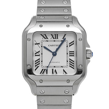 カルティエ サントス ドゥ カルティエ MM WSSA0029 シルバー メンズ 時計 【中古】【wristwatch】