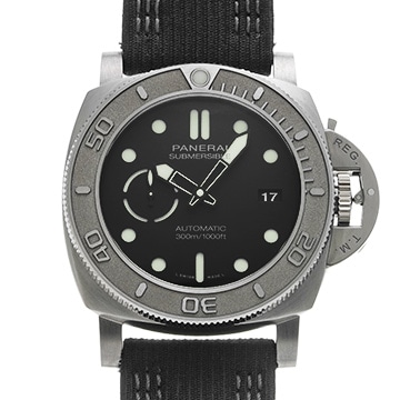 パネライ サブマーシブル マイク・ホーン エディション PAM00984 ブラック メンズ 時計 【中古】【wristwatch】