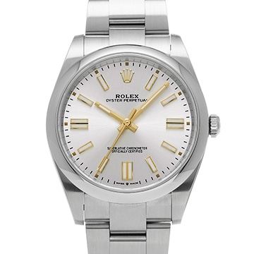 ロレックス オイスターパーペチュアル 41 124300 シルバー メンズ 時計 【中古】【wristwatch】