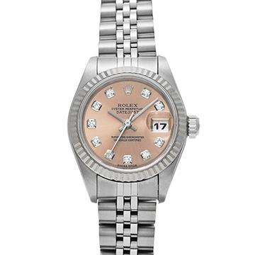 ロレックス デイトジャスト 79174G ピンク/ダイヤモンド レディース 時計 【中古】【wristwatch】